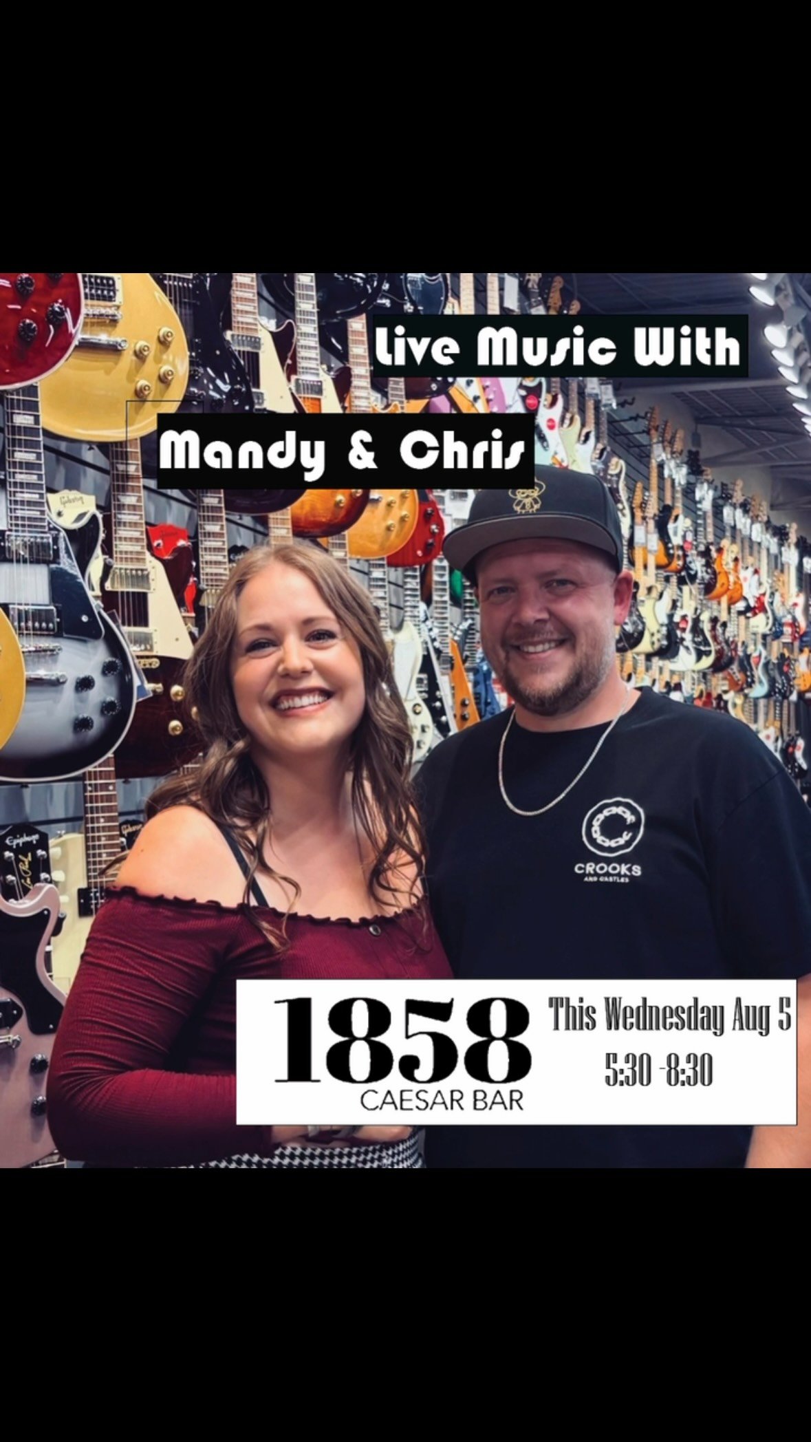 1858 Waterloo!  Caesars are so so good 🍹🍺 Come on Byyy for Drinks and Great Music 🎵  This Wednesday.  5:30 -8:30  @1858caesarbar_waterloo @mandyyychris